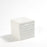 Global Views Vaneau Cube-Matte White