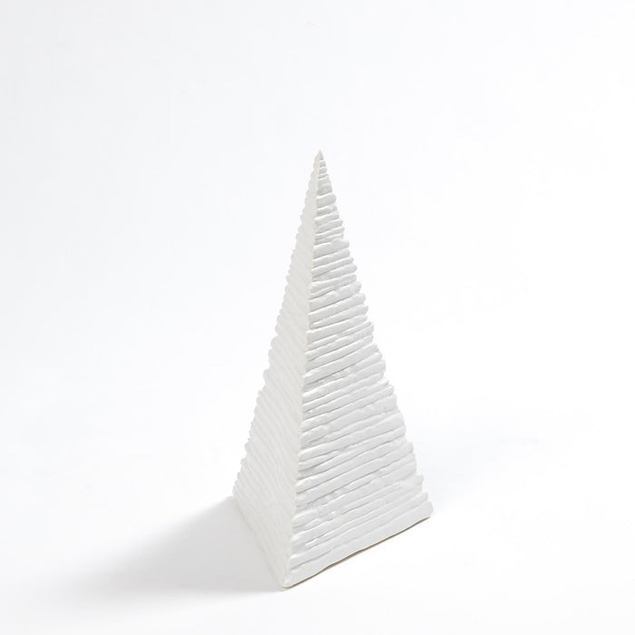 Global Views Maxime Pyramid-Matte White