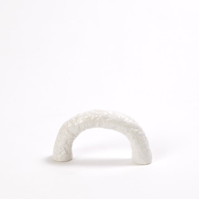 Global Views Germain Arch-Matte White