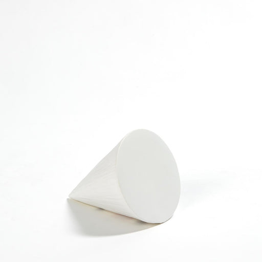 Global Views Grenelle Cone-Matte White