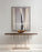 John Richard Illuminated Console Table in Stainless Steel