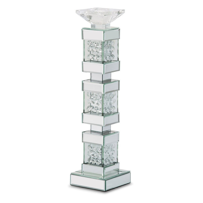 Michael Amini Montreal Mirrored/Crystal Candle Holders Tall 151