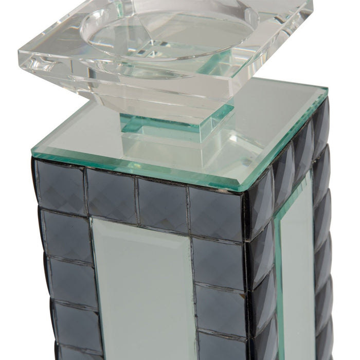 Michael Amini Montreal Mirrored Candle Holder