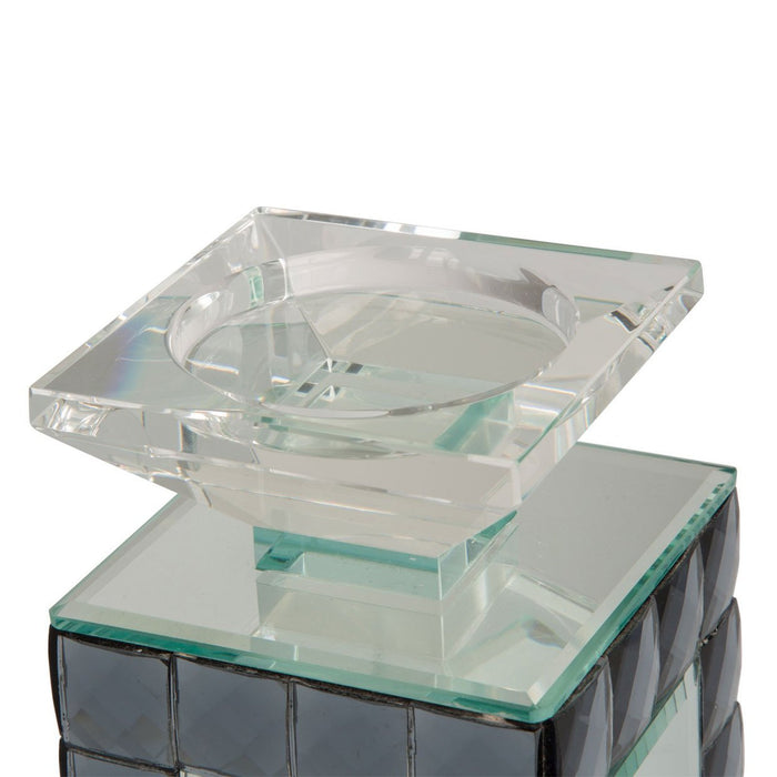 Michael Amini Montreal Mirrored Candle Holder