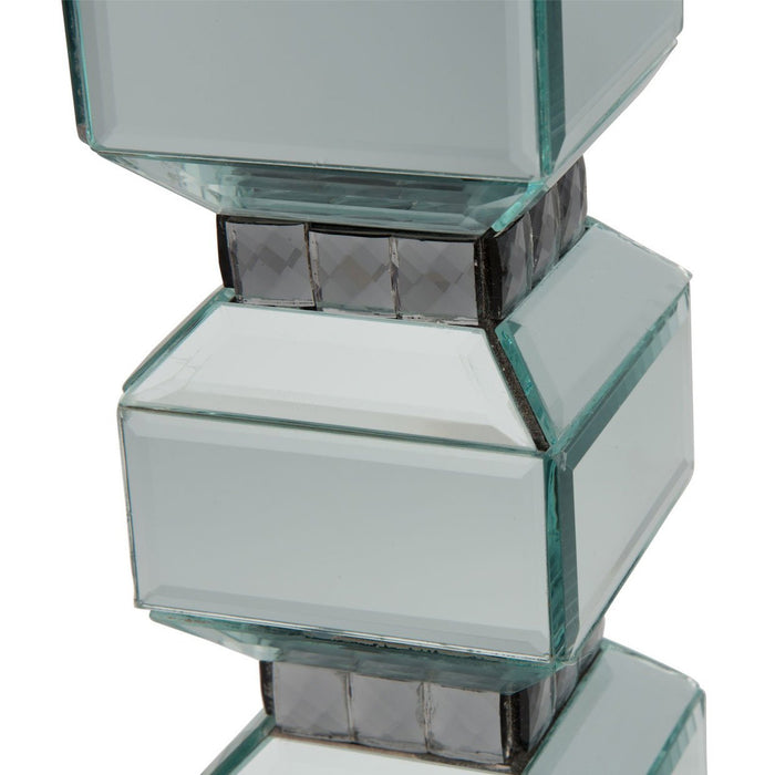 Michael Amini Montreal 3-Tier Mirrored Candle Holder 155