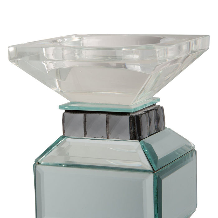 Michael Amini Montreal 4-Tier Mirrored Candle Holder 156