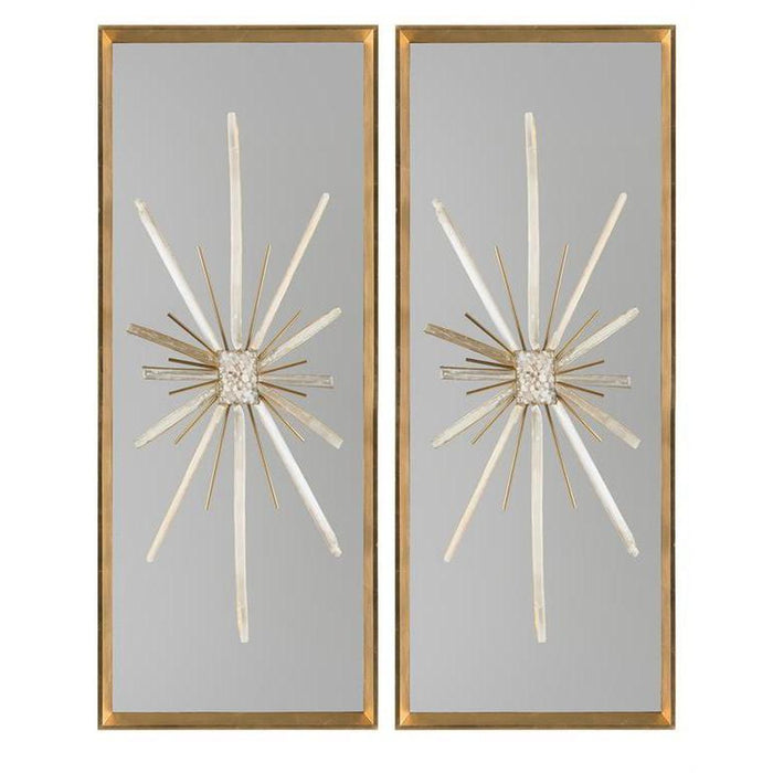 John Richard Set of Two North Star Wall Decor