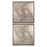 John Richard Two-Panel Geometric Wall Art