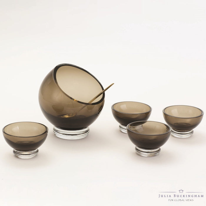 Global Views Bracelet Snack Bowls w/Holder