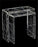 John Richard Crystal Nesting Table