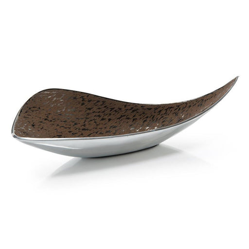 John Richard Bowl in Brown Leather Enameling