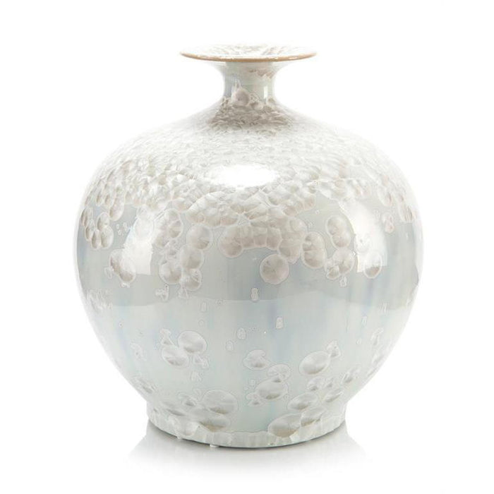John Richard Winter White Jewel Vase