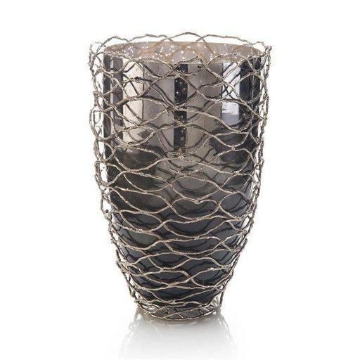 John Richard Woven Nickel Vase