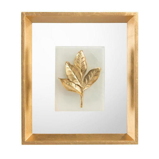 John Richard Camellia Leaf on Alabaster