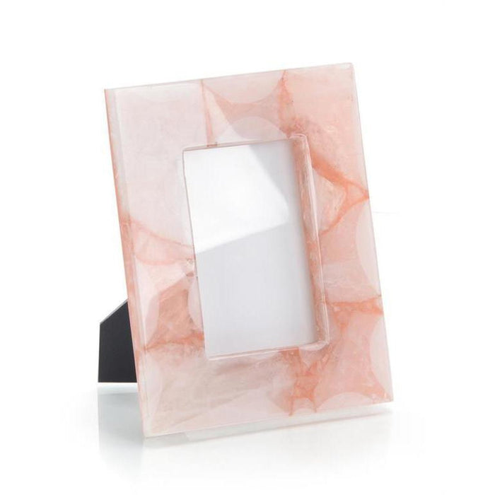 John Richard Pink Translucent Agate Picture Frame