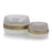 John Richard Set of Two Opaque Frosted Champagne Glass Bowls
