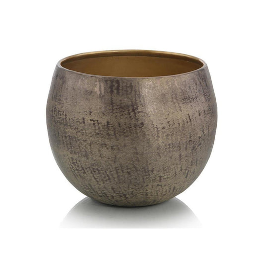 John Richard Bronze Etched Metal Bowl