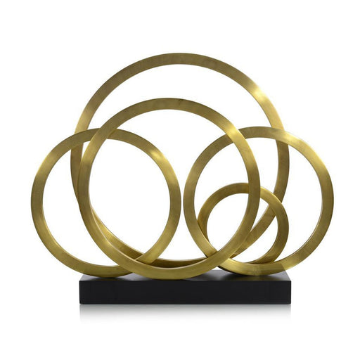 John Richard Brass Rings Sculpture