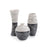 John Richard Set of Three Night-and-Day Porcelain Vases