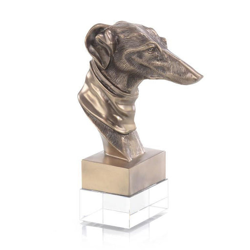 John Richard Whippet Hound Bust