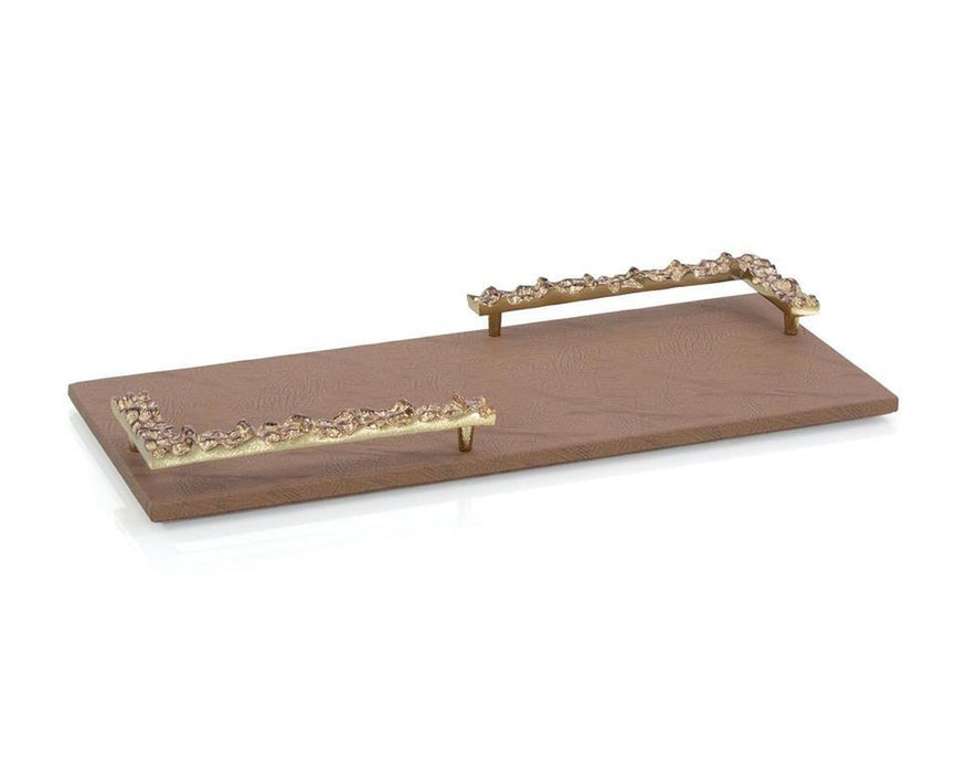 John Richard Duon Leather Tray