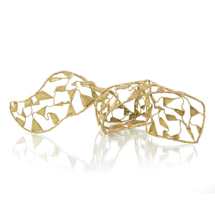 John Richard Twisted Vines of Brass Sculpture