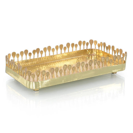 John Richard Brass Teardrop Tray