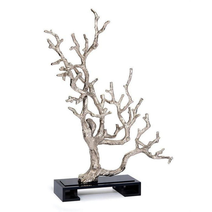 John Richard Branch Sculpture in Silver