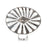 John Richard Eos Nickel & Wht Oval Platr