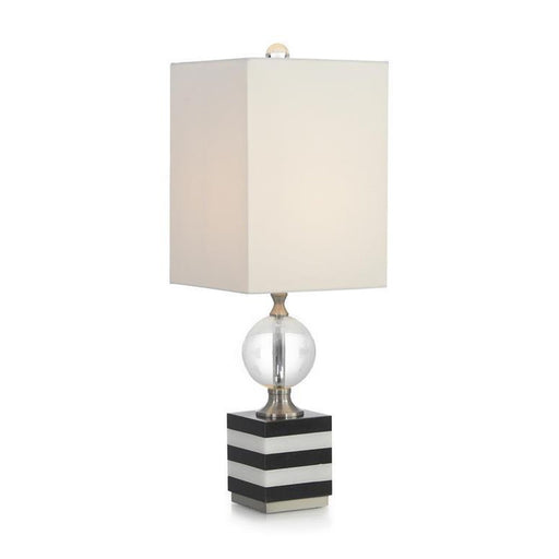 John Richard Black-and-White Accent Lamp