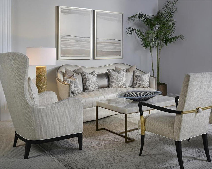 John Richard Brass Bead Table Lamp