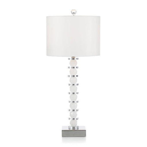 John Richard Alabaster and Glass Stacked Table Lamp II