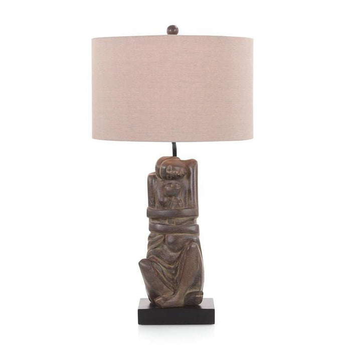 John Richard Woman and Child Embrace Table Lamp