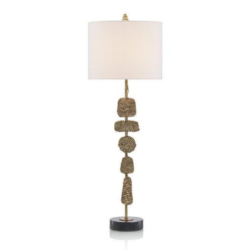 John Richard Brass Medallion Table Lamp