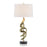 John Richard Ribbon Table Lamp in Brass