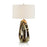 John Richard Amorphic Brass Table Lamp