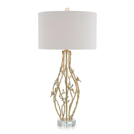 John Richard Twisted Vine Brass Table Lamp I
