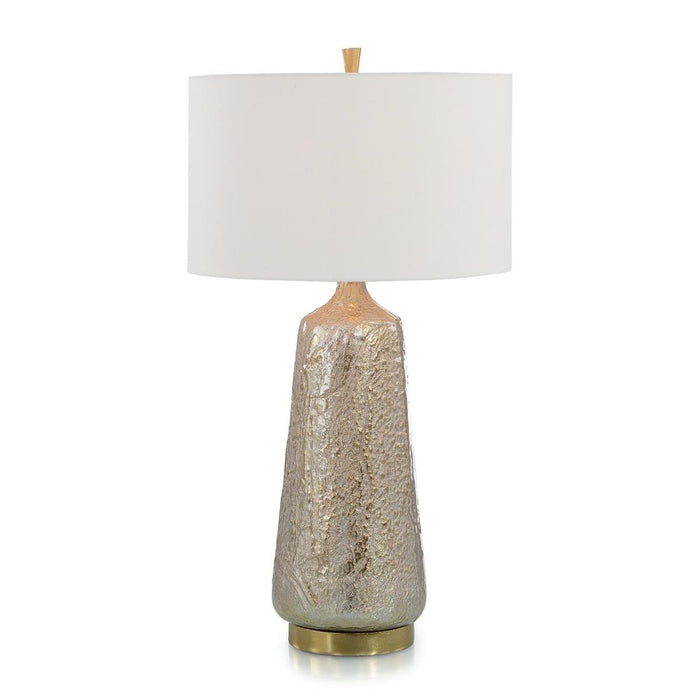 John Richard Champagne Enameled Table Lamp
