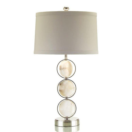 John Richard Caged Alabaster Discs Lamp