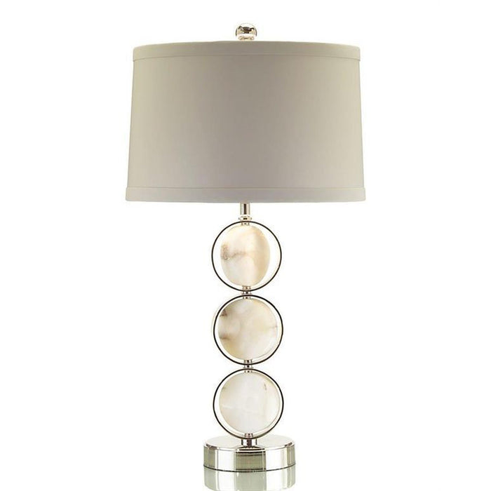 John Richard Caged Alabaster Discs Lamp