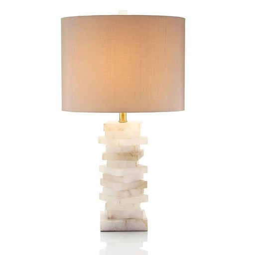John Richard Alabaster Block Lamp
