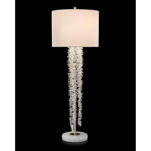 John Richard Cascading Crystal Waterfall Table Lamp