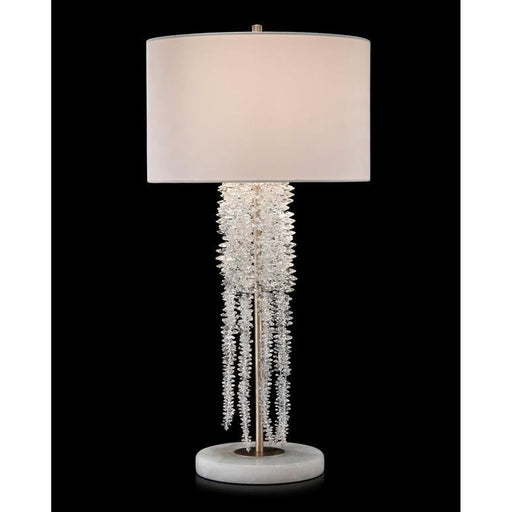 John Richard Cascading Crystal Waterfall Table Lamp