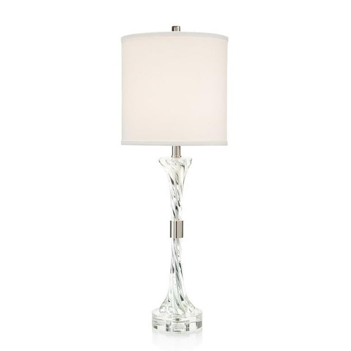 John Richard Twisted Glass Table Lamp