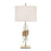John Richard Brass and Crystal Rod Table Lamp