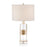 John Richard Brass and Acrylic Table Lamp