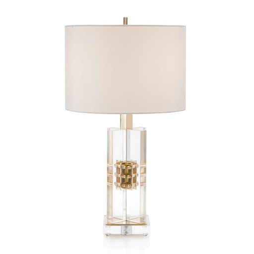 John Richard Brass and Acrylic Table Lamp