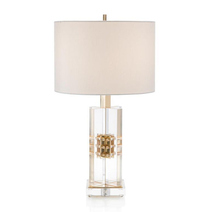 John Richard Brass and Acrylic Table Lamp