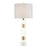 John Richard Brass and Acrylic Console Lamp