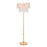 John Richard Frosted Glass Petal Floor Lamp